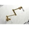 Kingston Brass KS4107PL Wall Mount Pot Filler, Brushed Brass KS4107PL - alternate 4